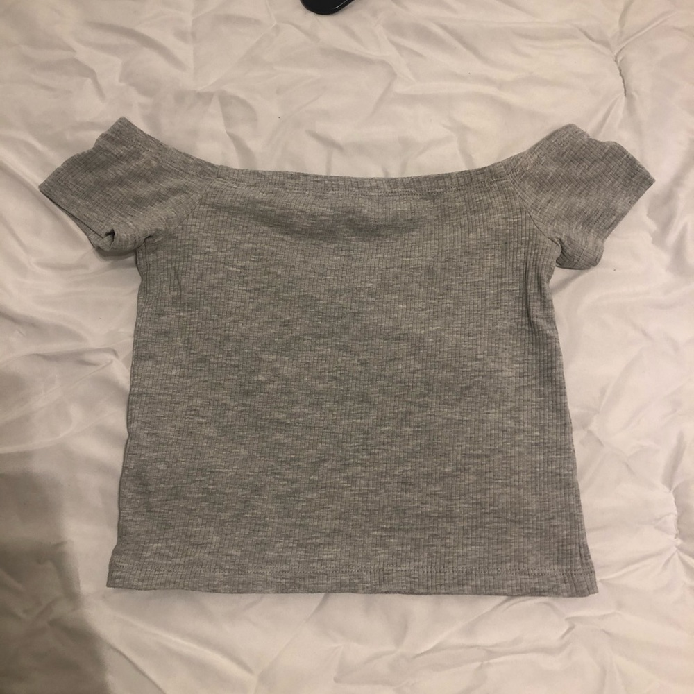 Off the shoulder crop top